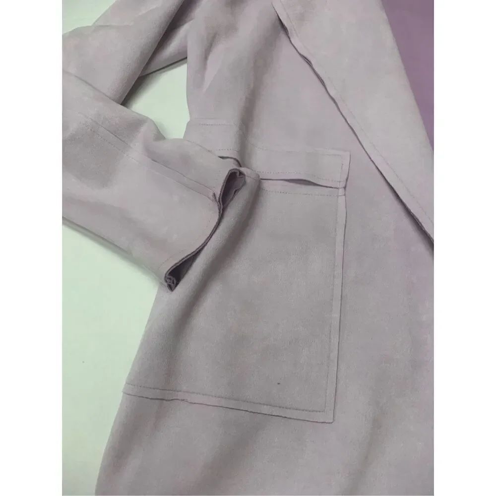 Lavender Microsuede Jacket - Picture 2 of 5
